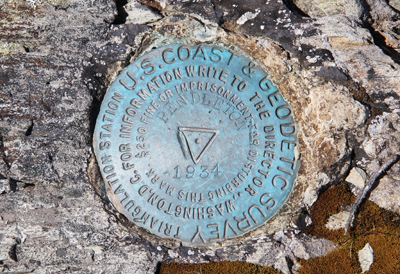 US Geodetic Survey marker